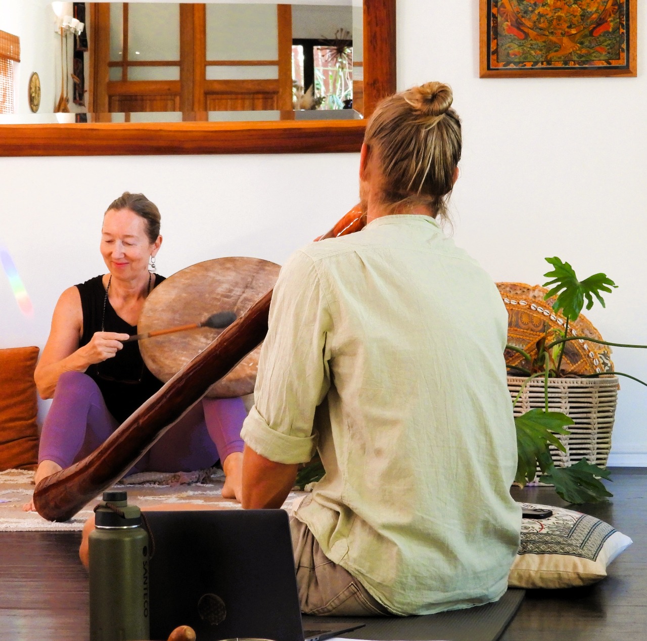 Naturmotiv als Symbol für Ruhe und Atmung